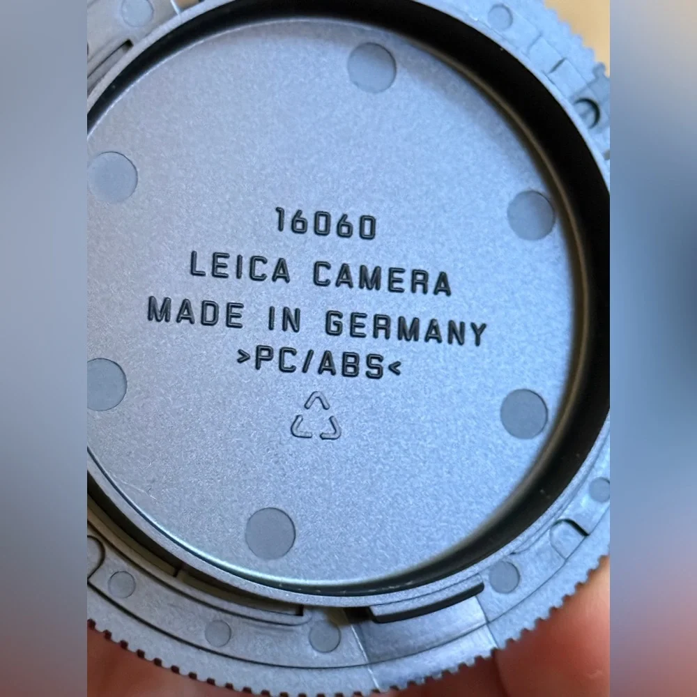 Leica M Rear Back Lens Cap Cover Protector Original. Made in Germany